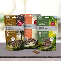 PLATINUM Stars Snack Trio /185 g Pulyka, 185 g Ibériai sertés, 185 g Lazac - főkép