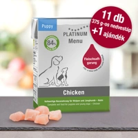 Menu Puppy Chicken / Csirkés kölyök nedvestáp 12 x 375 gr