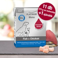 Menu Fish + Chicken / Hal + Csirke felnőtt nedvestáp 12 x 375 gr