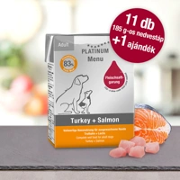 Menu Turkey + Salmon /Pulyka + Lazac felnőtt nedvestáp/